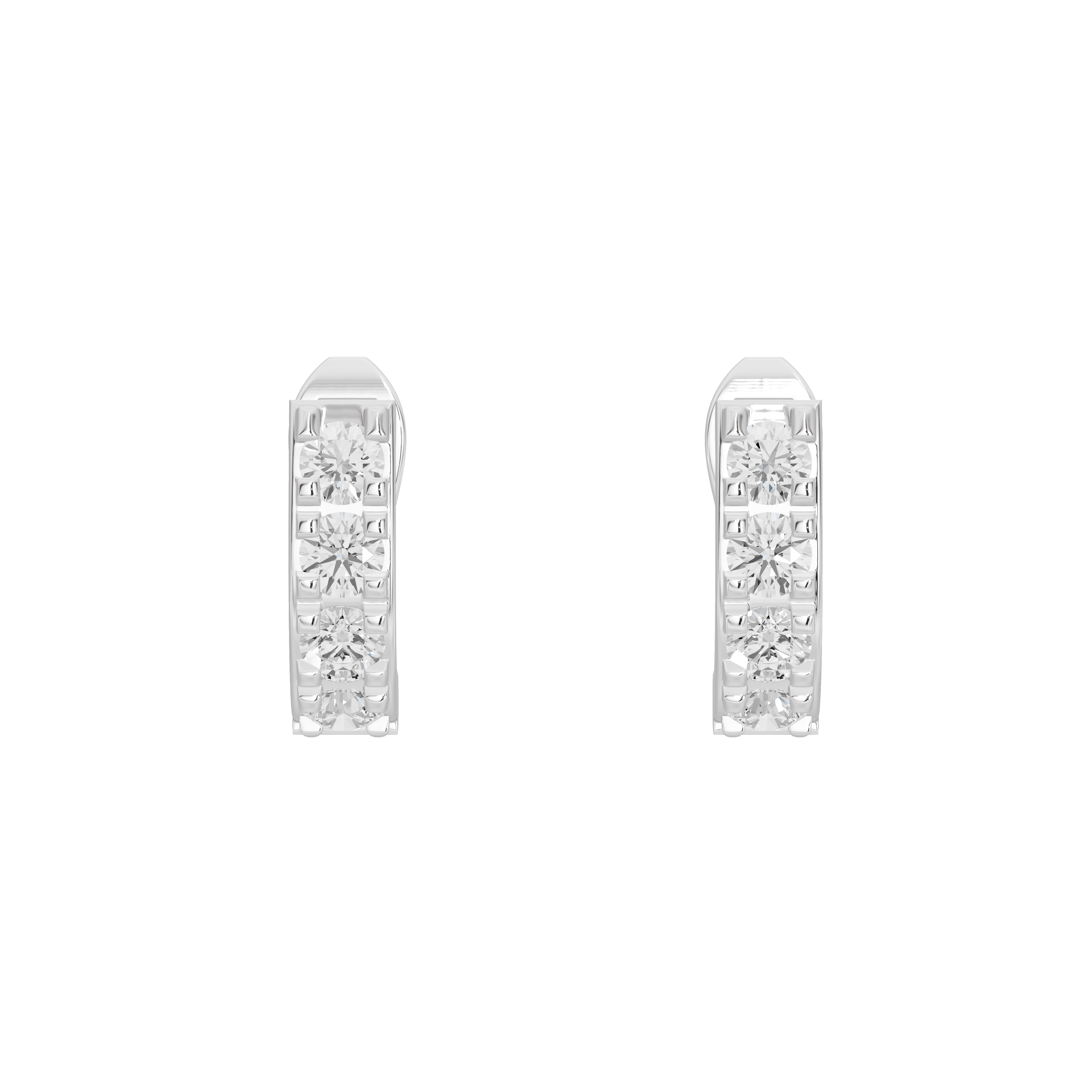 Siena Hoop Lab Diamond Earrings