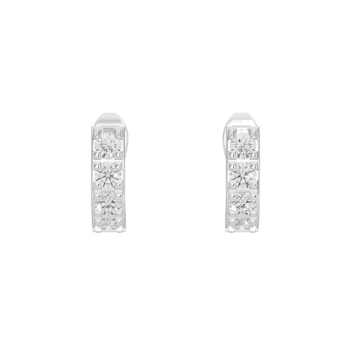Siena Hoop Lab Diamond Earrings