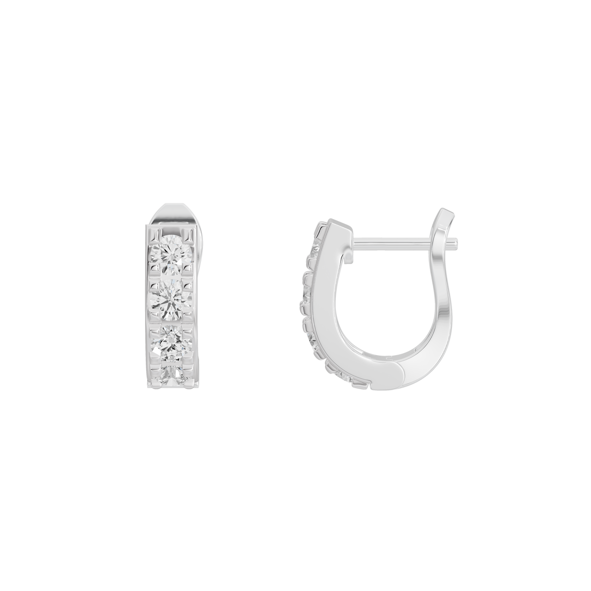 Siena Hoop Lab Diamond Earrings