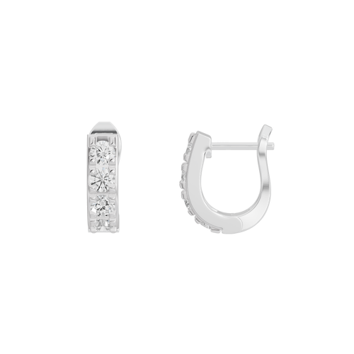 Siena Hoop Lab Diamond Earrings
