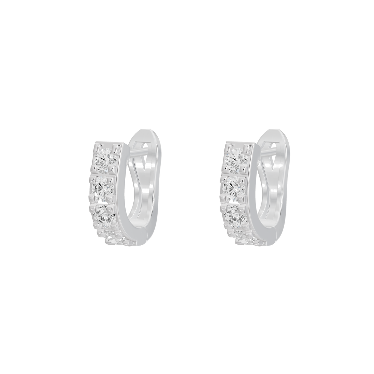 Siena Hoop Lab Diamond Earrings