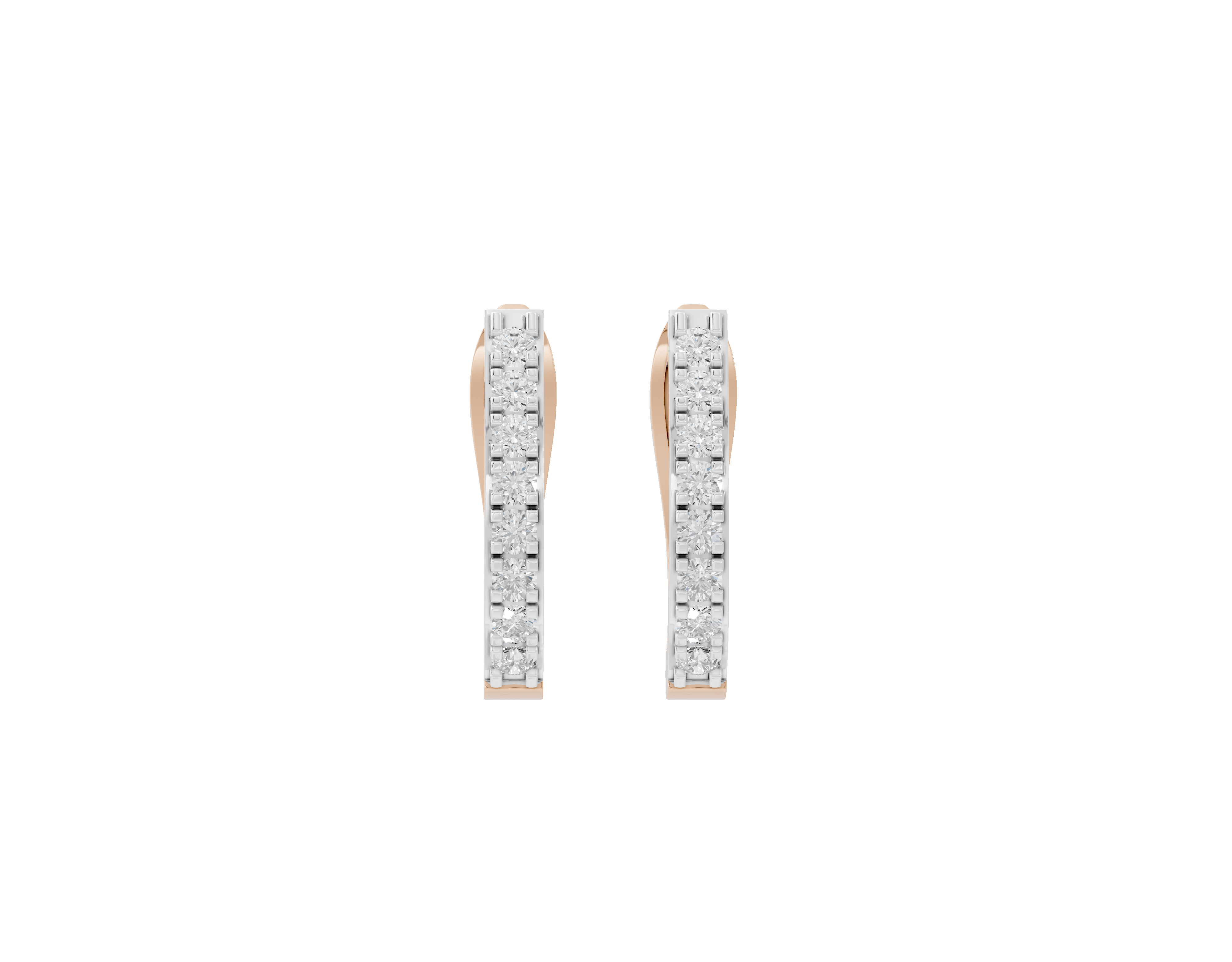 EdgeLight Diamond Hoops