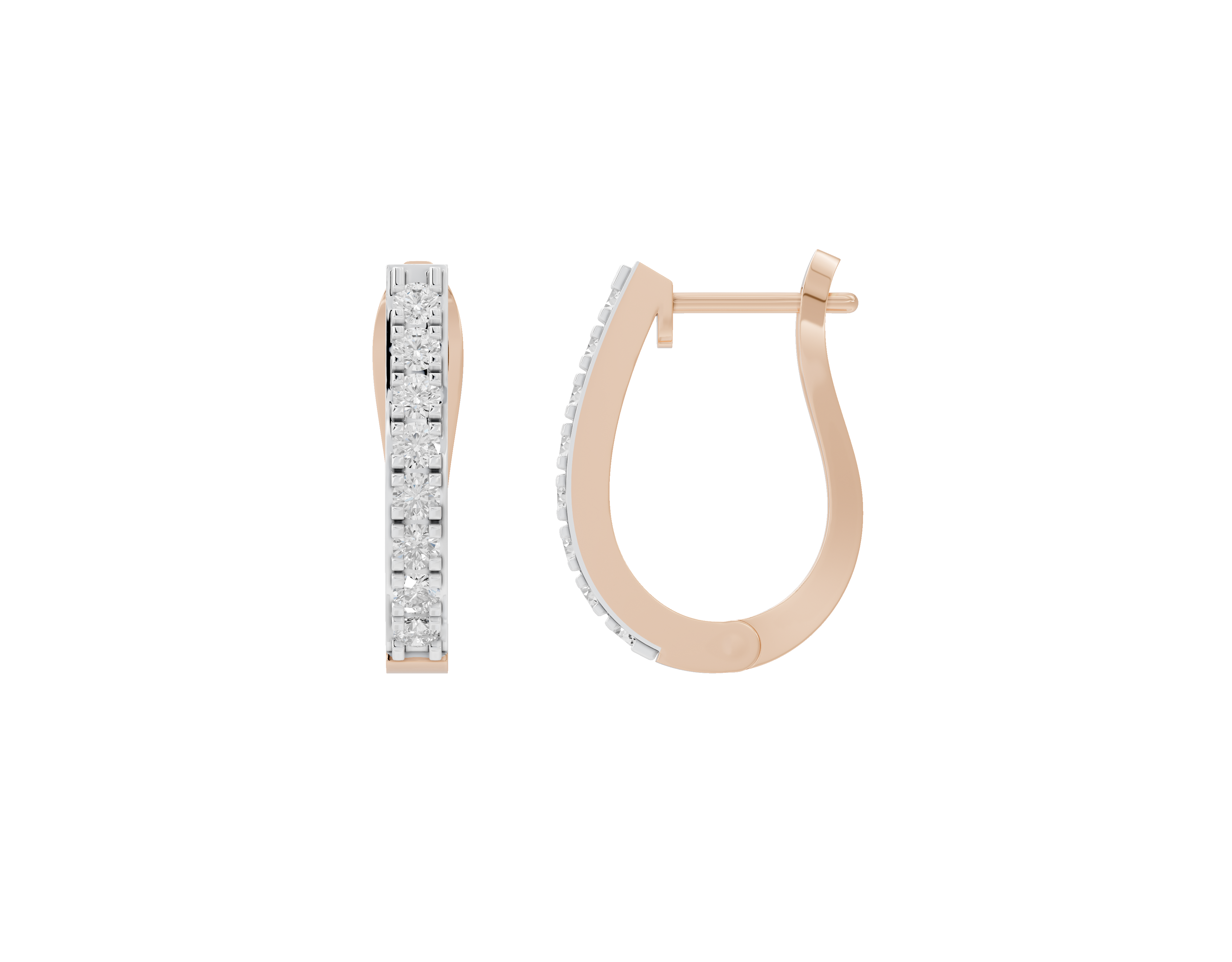 EdgeLight Diamond Hoops