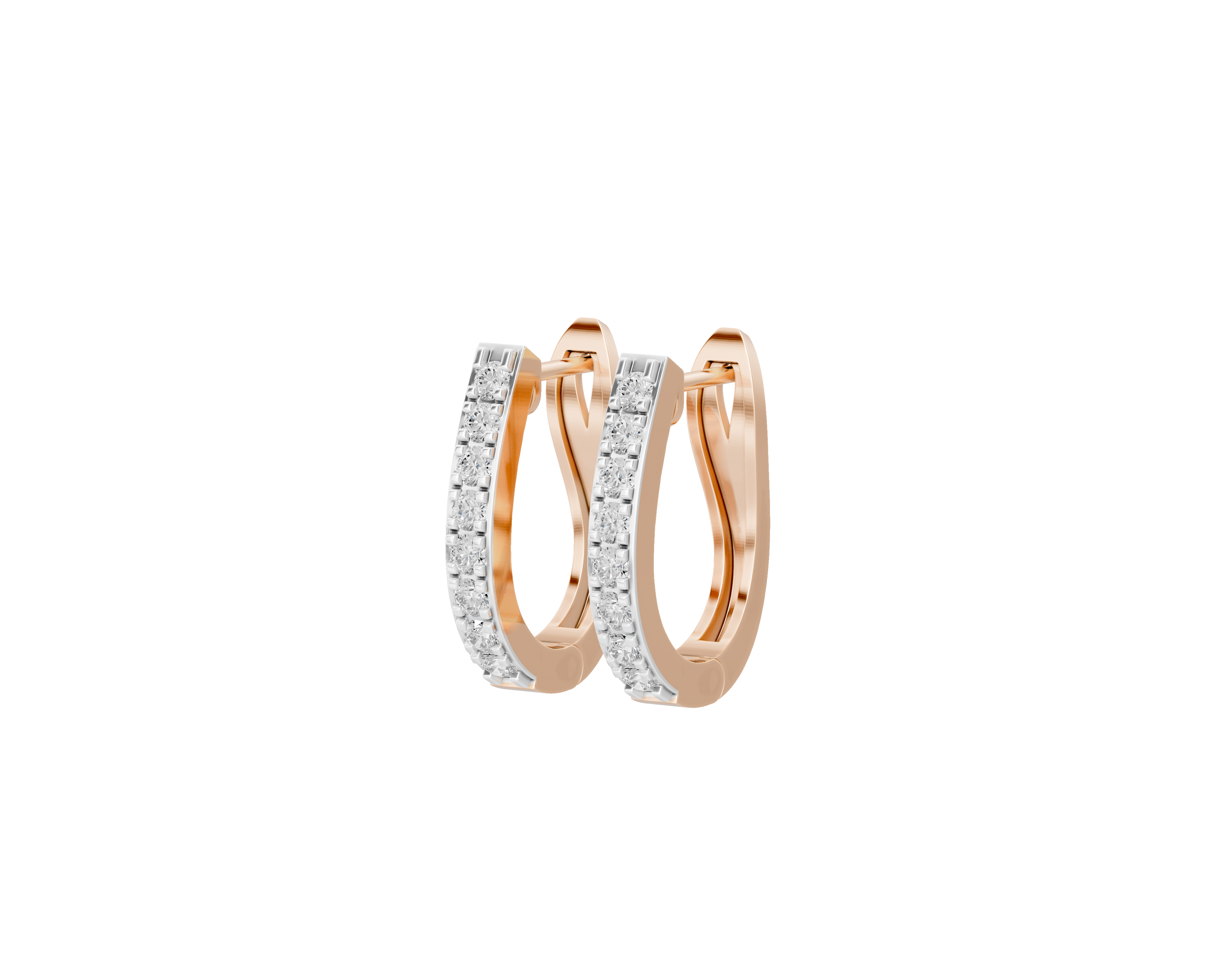 EdgeLight Diamond Hoops