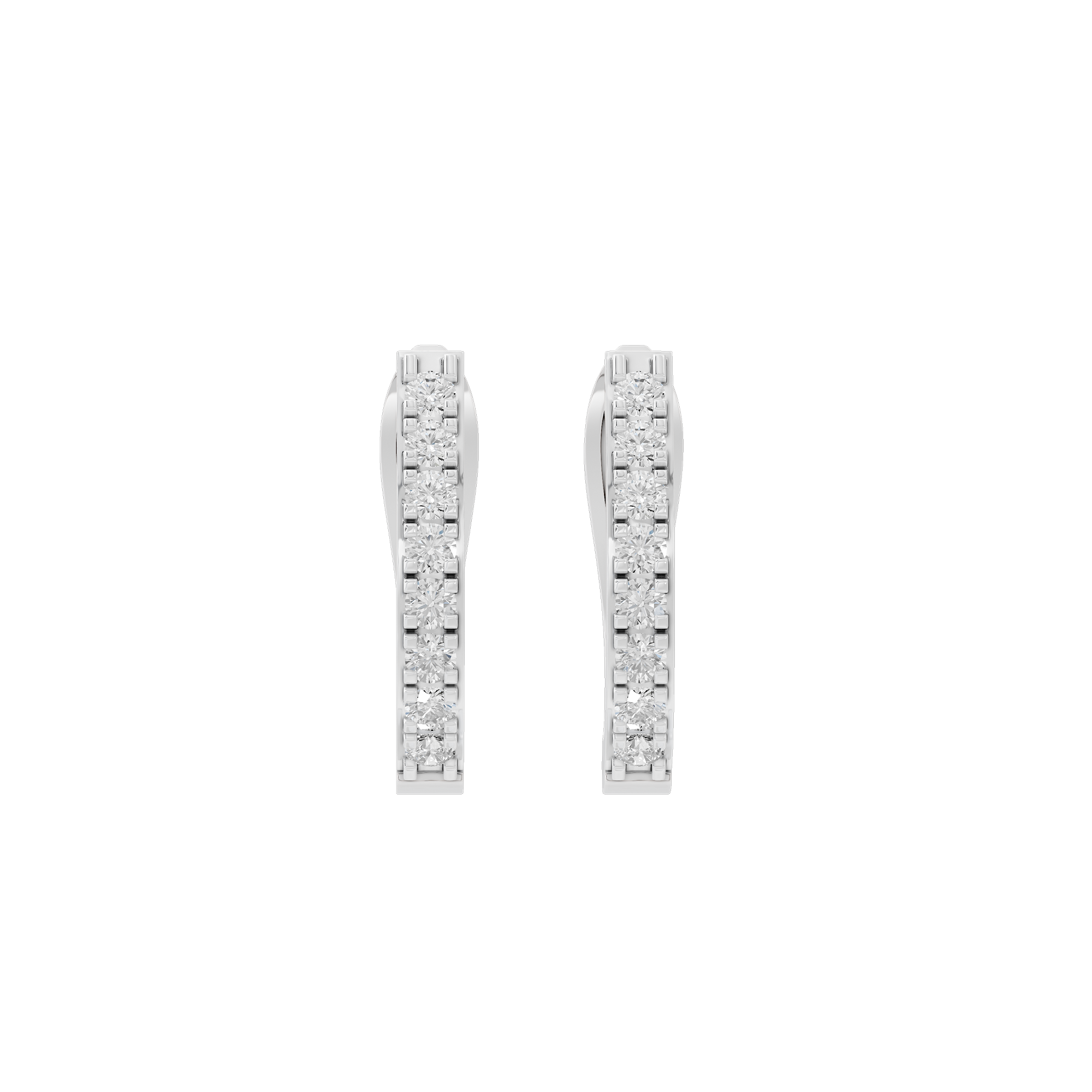 EdgeLight Hoops 0.708 Carat Lab Grown Diamond