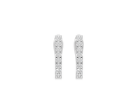 EdgeLight Hoops - Lab Diamond Earrings
