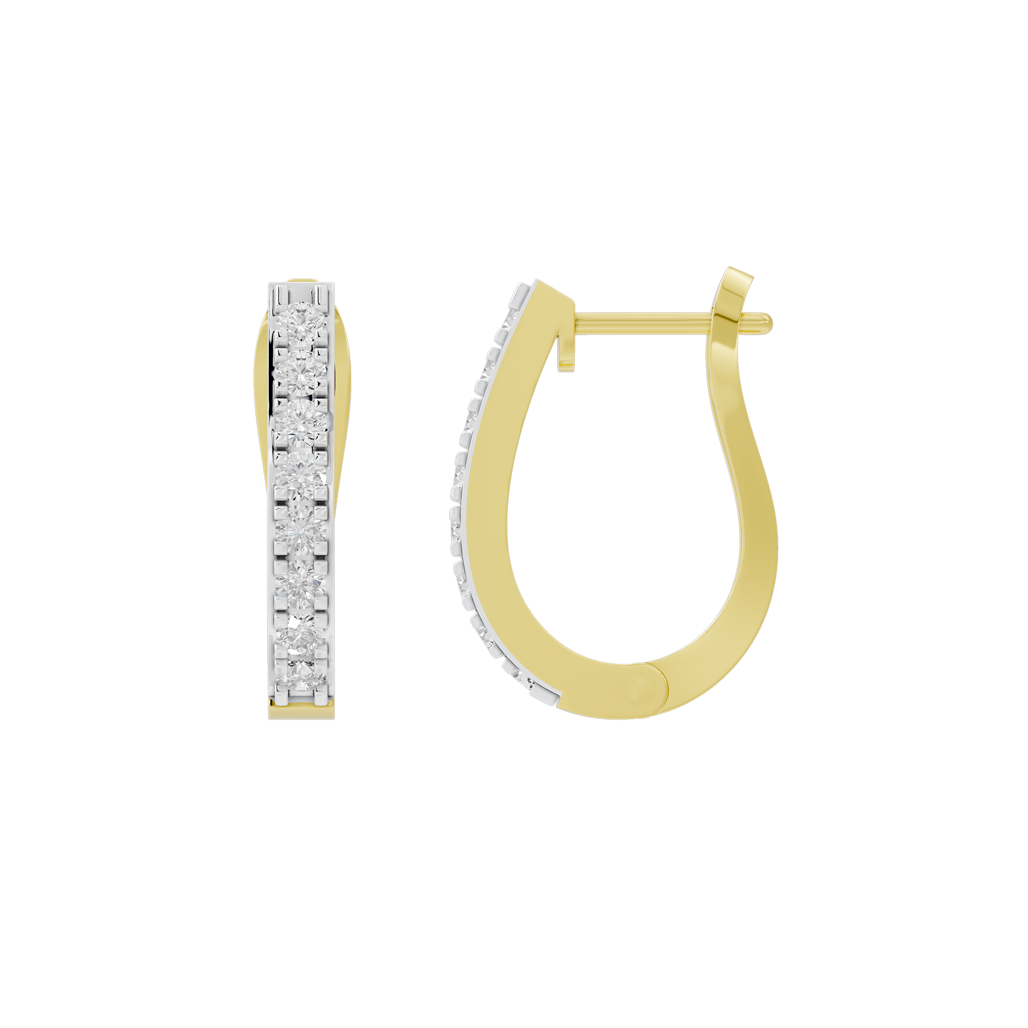 EdgeLight Hoops 0.708 Carat Lab Grown Diamond