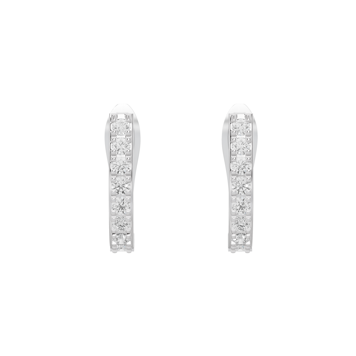 Sorae Hoops Lab Diamond Earrings