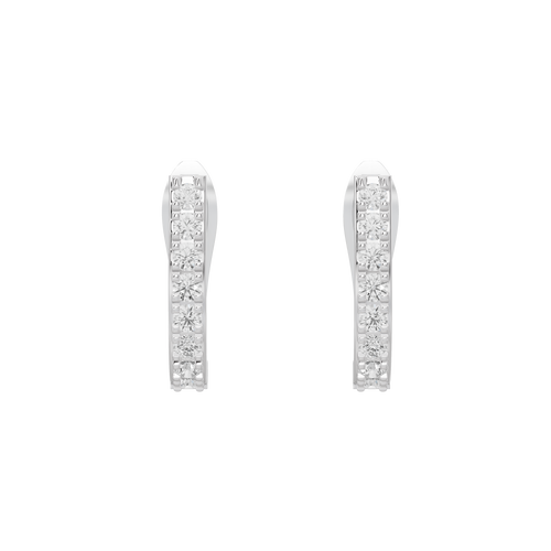 Sorae Hoops Lab Diamond Earrings