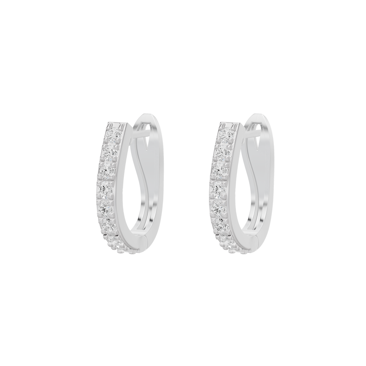 Sorae Hoops Lab Diamond Earrings