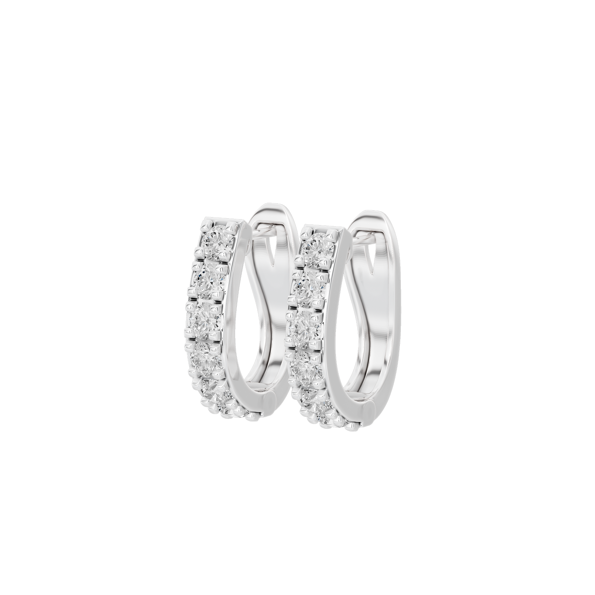 StarStruck Hoops 2.21 Carat Lab Grown Diamond Earrings