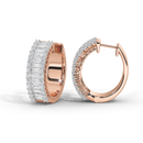 Beamline Hoops 1.63 Carat Lab Grown Diamond Earrings