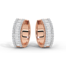 Beamline Hoops 1.63 Carat Lab Grown Diamond Earrings