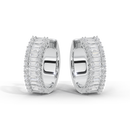Beamline Hoops 1.63 Carat Lab Grown Diamond Earrings