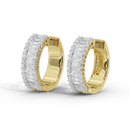 Beamline Hoops 1.63 Carat Lab Grown Diamond Earrings