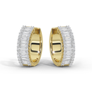 Beamline Hoops 1.63 Carat Lab Grown Diamond Earrings