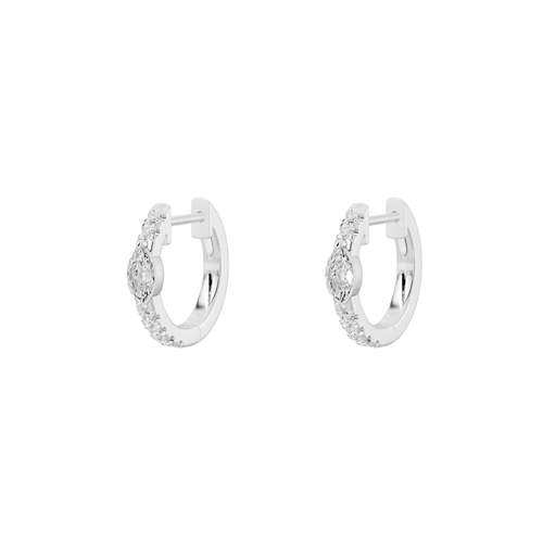 Amara Hoop Lab Diamond Earrings