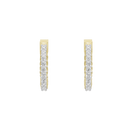 Pitstop hoops Lab Diamond Earrings