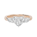 Heart Agenda 2.696 Lab Grown Diamond Ring