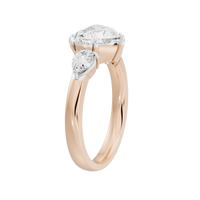 Heart Agenda 2.696 Lab Grown Diamond Ring