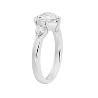 Heart Agenda 2.696 Lab Grown Diamond Ring