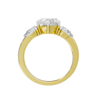 Heart Agenda 2.696 Lab Grown Diamond Ring