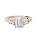Glimmertok Trio 2.89 Lab Grown Diamond Ring