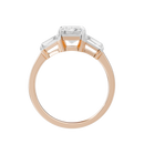 Glimmertok Trio 2.89 Lab Grown Diamond Ring