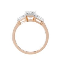 Glimmertok Trio 2.89 Lab Grown Diamond Ring