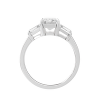 Glimmertok Trio 2.89 Lab Grown Diamond Ring