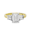 Glimmertok Trio 2.89 Lab Grown Diamond Ring