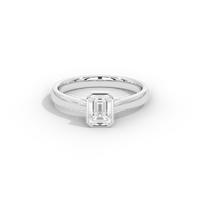 Solasta Emerald Singula Bezel 2.06 Lab Grown Diamond Ring