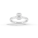 Solasta Emerald Singula Bezel 2.06 Lab Grown Diamond Ring
