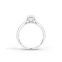 Solasta Emerald Singula Bezel 2.06 Lab Grown Diamond Ring