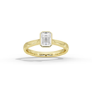 Solasta Emerald Singula Bezel 2.06 Lab Grown Diamond Ring