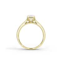 Solasta Emerald Singula Bezel 2.06 Lab Grown Diamond Ring