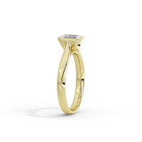 Solasta Emerald Singula Bezel 2.06 Lab Grown Diamond Ring