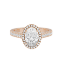 Oval Crownlight 2.218 Lab Grown Diamond Ring
