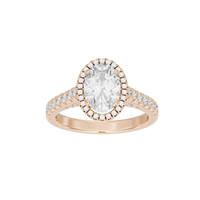 Oval Crownlight 2.218 Lab Grown Diamond Ring