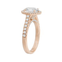 Oval Crownlight 2.218 Lab Grown Diamond Ring