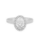 Oval Crownlight 2.218 Lab Grown Diamond Ring