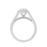 Oval Crownlight 2.218 Lab Grown Diamond Ring