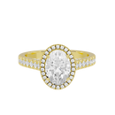 Oval Crownlight 2.218 Lab Grown Diamond Ring