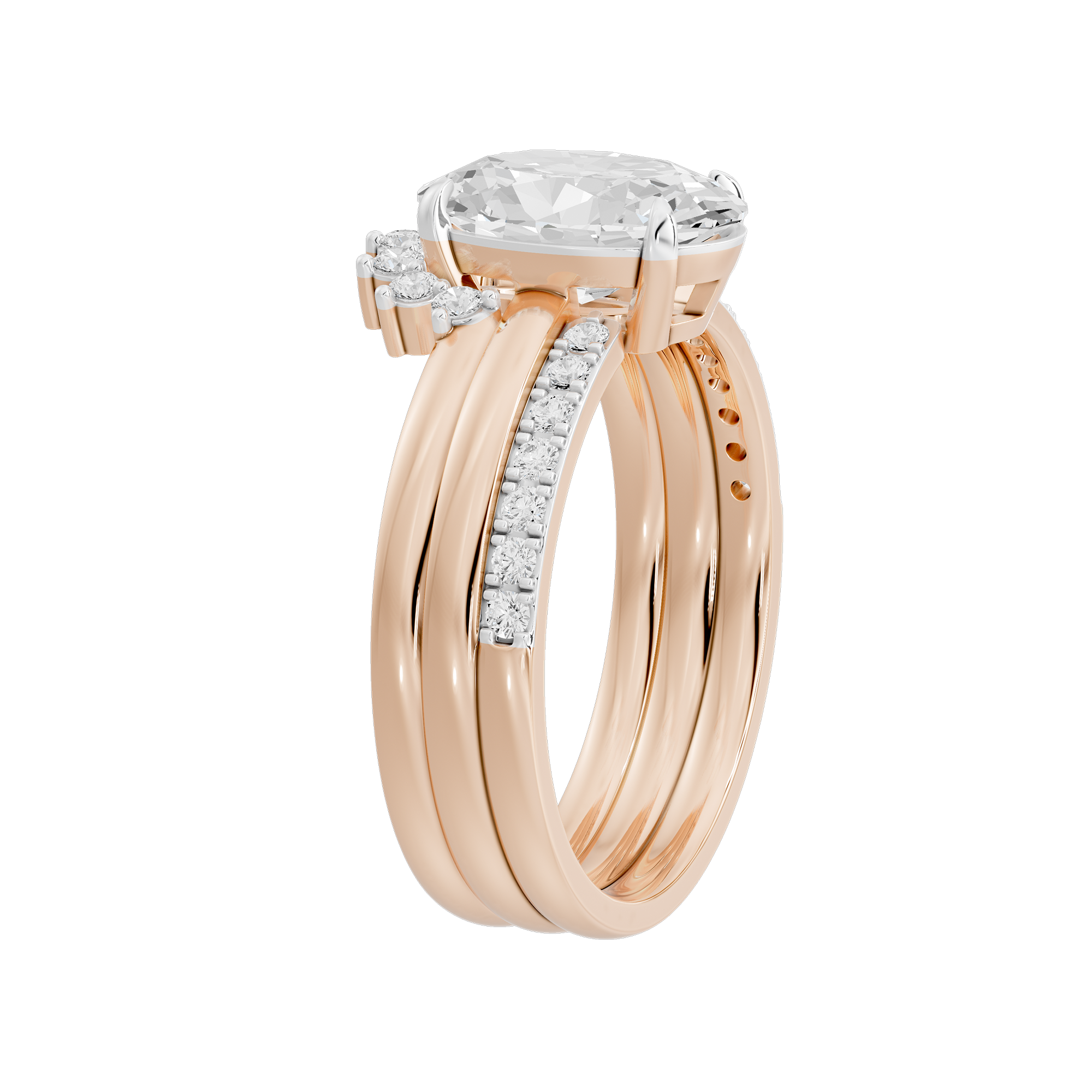 Oval Flex 2.338 Lab Grown Diamond Ring