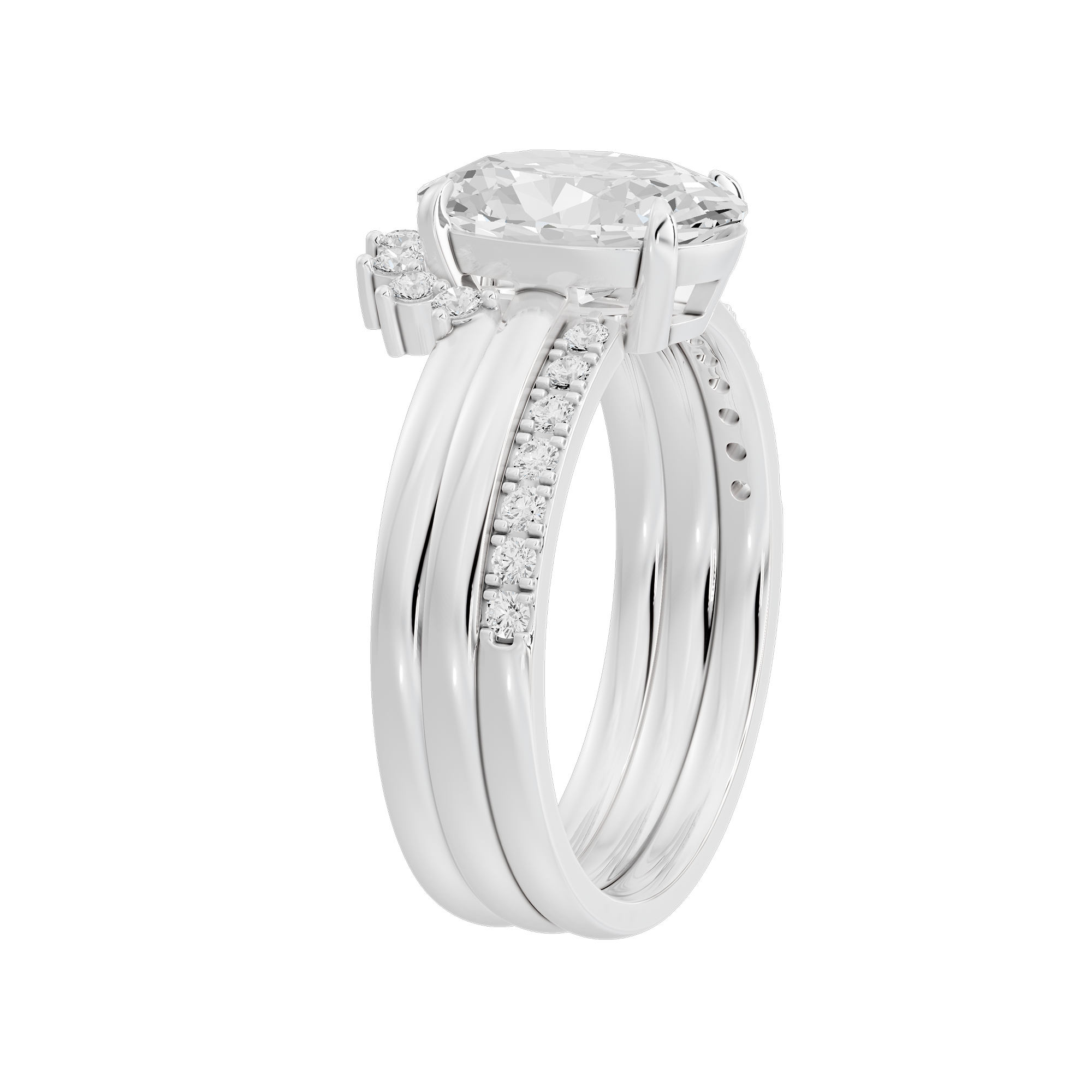 Oval Flex 2.338 Lab Grown Diamond Ring