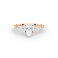 Ice Tear 1.361 Carat Lab Grown Diamond Ring