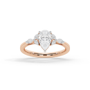 Ice Tear 1.361 Carat Lab Grown Diamond Ring