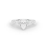 Ice Tear 1.361 Carat Lab Grown Diamond Ring