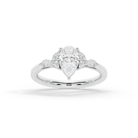 Ice Tear 1.361 Carat Lab Grown Diamond Ring