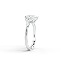 Ice Tear 1.361 Carat Lab Grown Diamond Ring